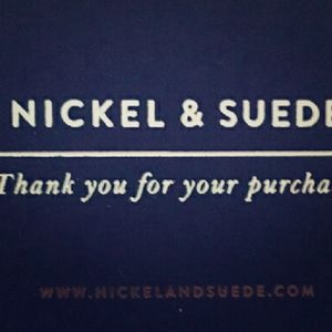 ISO Nickel & Suede earrings